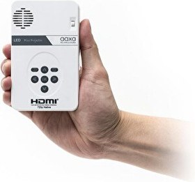 Resim AAXA Technologies KP-101-01 LED Pico Mikro Video Projektör 720p 80 Dakika Batarya 