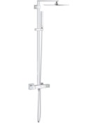 Resim Grohe Euphoria Cube System 230 Duvara Monte Termostatik Bataryalı Duş Sistemi (26087000) Krom 