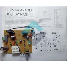 Resim Elektronikport-0-30V 5A Ayarlı Güç Kaynağı Kısa Devre Korumalı 