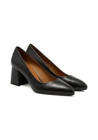Resim Topuklu/ Stiletto Kadın Mar-25y-166-512 John May Siyah Cilt Siyah 