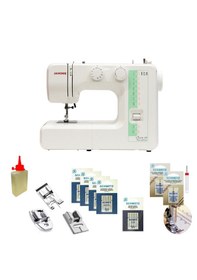Resim Janome Green 19 Dikiş Makinesi + Ayak Ve İğne Seti 
