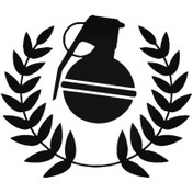Resim Genel Markalar Xpetrana- Grenade Army Duvar Dekor Sticker 40 X 32 Cm 