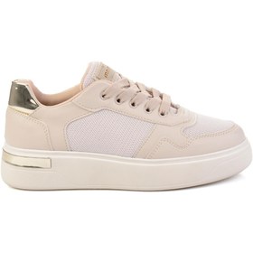 Resim Bambi Bej Kadın Sneaker K01179300922 