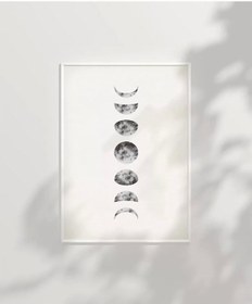 Resim Çerçevesiz Poster Ay Işığının Ritmi 