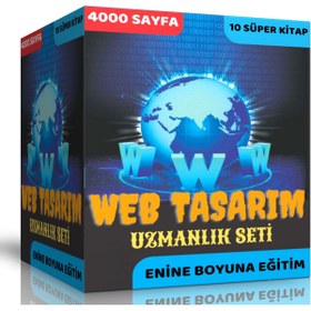 Resim Enine Boyuna Eğitim Web Tasarım Uzmanı Olduran Set 