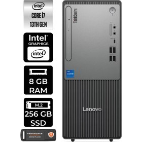 Resim Lenovo Thinkcentre Neo 50T Gen 5 Intel Core I7 13700 8gb 256GB SSD Windows 11 Pro Masaüstü Bilgisayar & Per4 USB Bellek 12UB000LTRP381 