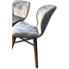 Resim Sandalye LİLİ Model Kayın Torna RETRO Parlak Ceviz Papel Sırt Dökme sünger Ortopedik El yapımı 