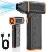 Resim Unichrome Çift Renk Mini Turbo Jet Fan ,190.000rpm Mangal Üfleme, Araç Içi Temizlik,kurutma Vb. 