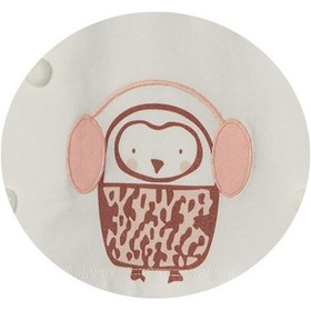 Resim Andywawa Kız Bebek Penguen Kabartmalı Ekru Tshirt Ac22366 001 