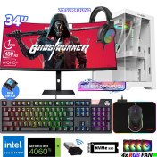 Resim Xaser Delux X105 I5 14400F 16GB Ddr5 Ram 512GB M.2 Nvme SSD 8gb RTX4060 Ti 34" 180Hz Sıvı Soğutmalı Oyuncu Bilgisayarı 