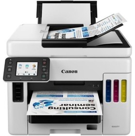 Resim Canon Maxify Gx7040 Çok Fonksiyonlu Photoink Mürekkepli Tanklı Yazıcı Tarayıcı Fotokopi Faks 