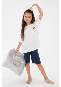 Resim U.s. Polo Assn. Kız Çocuk Beyaz Pijama Takım 50312453-vr013 Beyaz 