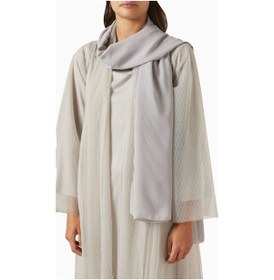 Resim Ronanna Ihtişamlı Düğme Detaylı Abaya Seti Üçlü Tasarım Rahat Kullanım Ve Şıklık Sunuyor Bej 