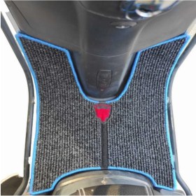 Resim Motosiklet Aksesuar Koruyucu Paspas Volta Revolt Rs4 50CC Uyumlu Mavi Kenar Overloklu 