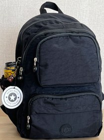Resim FCSTORE Spor Çantası Siyah Sırt Çantası Orta Boy Unisex Laptop Çantası Seyahat Çantası Su Geçirmez 