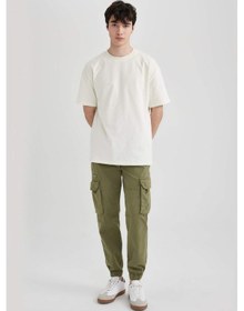 Resim DeFacto Jogger Taktik Pantolon Regular Kargo Cepli B6146AX24SPKH262 