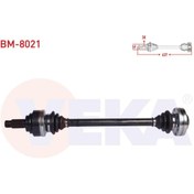 Resim Genel Markalar Komple Aks Sol-sag Arka Bmw X5 (E53) 3.0 D Uzunluk 637 Mm 2000-2007 -bm8021 