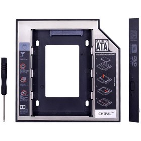 Resim Genel Markalar Al-4717 12.7mm Sata Hdd Harddisk Caddy Kızak Kutu Laptop Ssd Notebook Ikinci Hdd Takma 