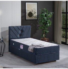 Resim Setaymobilya Baza,Lux Class Yandan Açılır Tek Kişilik Baza+Başlık+Deluxe Yatak 