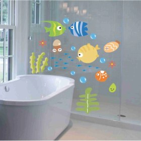Resim Stickermarket Banyo Sticker Seti 