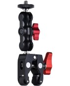 Resim Hombey Metal Süper Klips İle Kollu, 1/4 Ve 3/8 Vida Bağlantısı, Monitör Ve Fotoğraf Işığı İçin Uygun, 13-30mm Çaplı Nesnelere Sabitlenir 