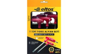 Resim Eltos T Saplı Torx Alyan Anahtar Seti 6 Lı 