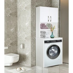 Resim Bicabin Makina Üstü Dolap, Banyo Dolabı, Çamaşır Dolabı, Havlu Dolabı, Kapaklı Dolap 