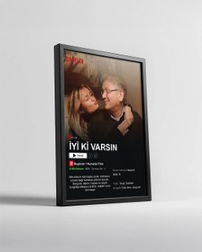 Resim Babalara Özel Netflix Poster Tablosu - Ahşap / 21*30 