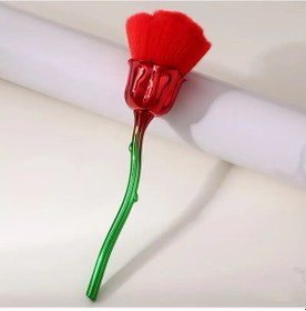 Resim Dekoratif Tırnak Toz Fırçası Gül Kırmızı 