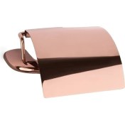 Resim Dorado Kapaklı Tuvalet Kağıtlığı Rose Renk 86X99X171 Mm 