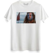 Resim Alfa Tshirt Braveheart Dijital Baskılı Çocuk Beyaz Tshirt 