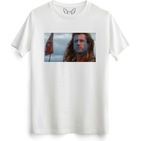 Resim Alfa Tshirt Braveheart Dijital Baskılı Çocuk Beyaz Tshirt 