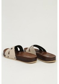 Resim Pierre Cardin Krem Kadın Terlik Pc-7425 Krem 