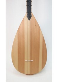 Resim Telli Çalgı Yapım Kısa Sap Yaprak Kelebek 40 Tekne Profesyonel Bağlama 