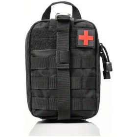Resim Dashanshop Siyah Molle Sökülebilir Taktiksel İlk Yardım Çantası Kampçılık Yürüyüş Seyahat Siyah 