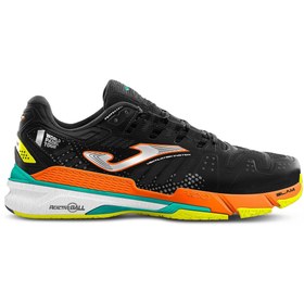 Resim Joma T.slam 2201 Siyah-fosforlu Turuncu Erkek Tenis Ayakkabısı 