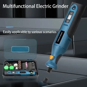 Resim Ucuzcu Market Profesyonel 7.4V Yüksek Güçlü Şarjlı Taşlama - Parlatma Makinesi (66 Parça) 