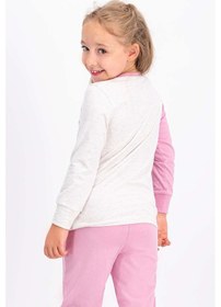 Resim Bugs Bunny Lisanslı Kremmelanj Kız Çocuk Pijama Takımı 5274-24949 Krem Melanj 