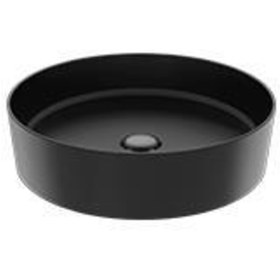 Resim Creavit Loop 45 Cm Tezgah Üzeri Çanak Lavabo Mat Siyah 