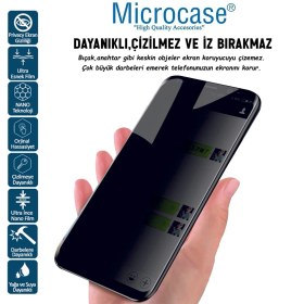 Resim Microcase Xiaomi Redmi Note 15 Pro Plus İle Uyumlu Privacy Gizlilik Filtreli Hayalet Nano Ekran Koruyucu-ekm110 