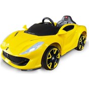 Resim Akar Oyuncak Favori 12 V Uzaktan Kumandalı Akülü Araba Sarı B3969953823N1 