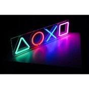 Resim Playstation Ps4 - Ps5 Konsol Tuşları Neon LED 
