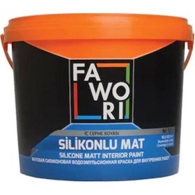 Resim Fawori Silikonlu Mat Iç Cephe Boyası 2,5 Lt.-7,5 Lt-15 Lt 