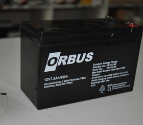 Resim 12V\u002F7.2Amper UPS Aküsü Orbus 