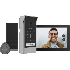 Resim Ezviz Akıllı Ev Sistemi, Ev Tipi Akıllı Görüntülü Diafon Sistemi, Giriş Kapı Zilli, Wıfı 2k Kıt + Solar + Smart Tag Cs-Ep7 (3mp) 