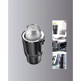 Resim Teknodayım Teknolojik Dijital Ekranlı Akıllı Bardaklık Araç Içi Termal Isıtıcı Soğutucu Seri 2026 