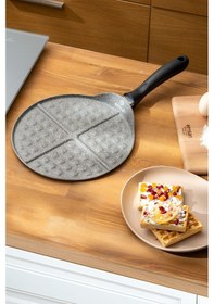 Resim Emsan Rosa Granit Waffle Tavası Gri 