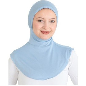 Resim Modish Group Kadın Boyunluklu Hijab Tesettür Pratik Spor Bone - Sarı Mavi 