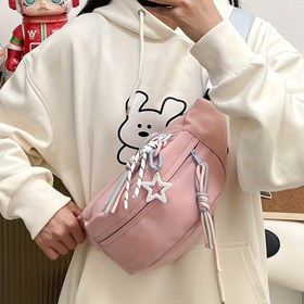Resim Kadınlar için Naylon Çapraz Çanta - Ayarlanabilir Askı, Fermuar Kapatma, Püskül Detay, Rahat Preppy Stil, Hafif Pembe, Günlük Kullanım İçin Mükemmel, Rahat Aksesuar | Eğlenceli Tasarım | Fermuar Kapatma Çanta 