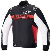Resim Alpinestars Monza Sport Korumalı Motosiklet Montu Siyah Beyaz Kırmızı 